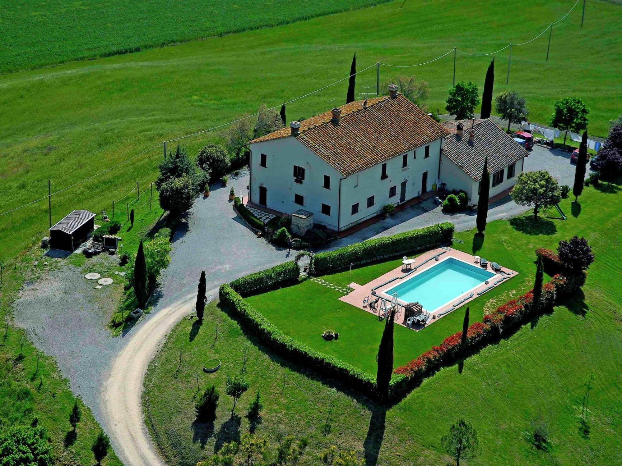 Modern Farmhouse In Pienza With Pool ภายนอก รูปภาพ