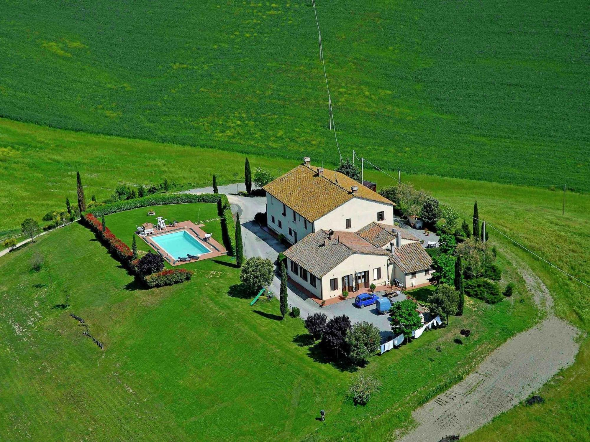 Modern Farmhouse In Pienza With Pool ภายนอก รูปภาพ
